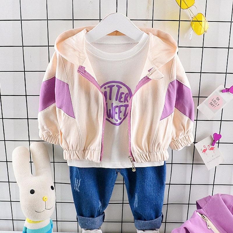 

Clothing Sets Boys Clothes Set Autumn Children Baby Casual Jackets Letter Print Hoodies With Jeans Pants, White