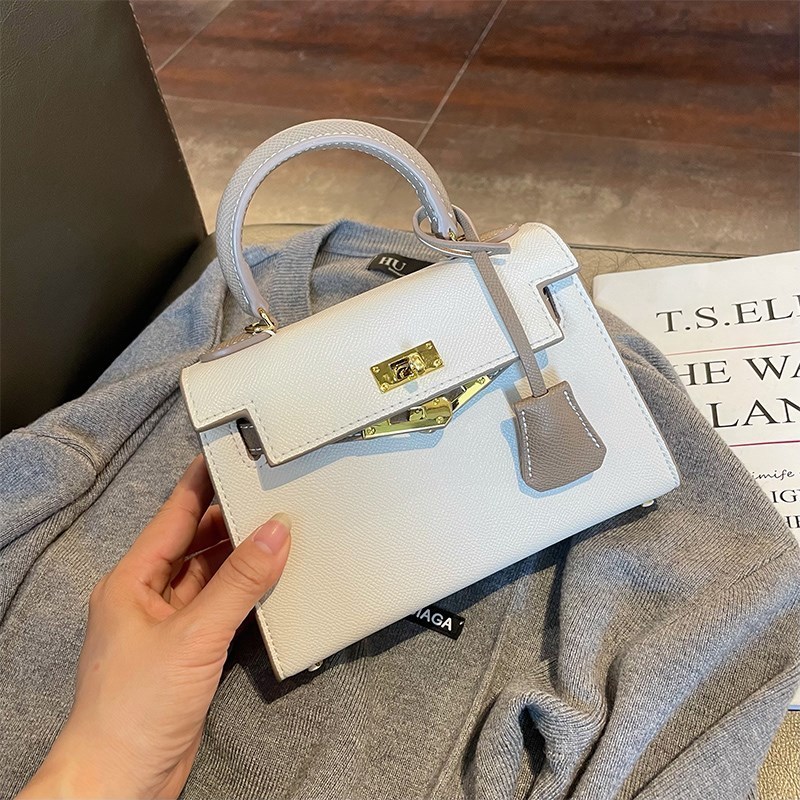 

Hand Herme Designers Second Generation Bag Female Mini Contrast Versatile 2021 Trendy Small Bag Single Shoulder Messenger Handbag