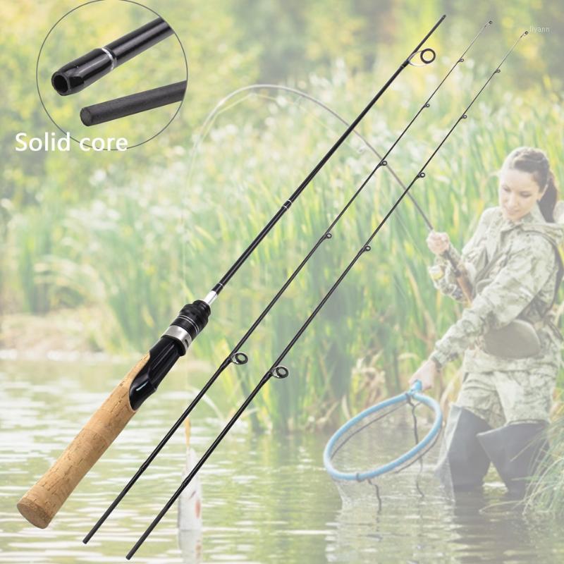 

Boat Fishing Rods 1.68M Lure Rod 2 Tips Carbon Fiber Spinning Ul Power Weight 2-6g Ultra Light Slow Wooden Handle Trout Pole Free Gift