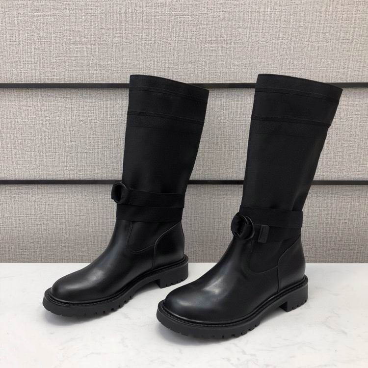 

Boots Women Fashion Autumn Winter Bottom Short Boots Brown Black Shoelaces Comfortable To Wear Real Leather Medal Coarse Non-Slip Shoes