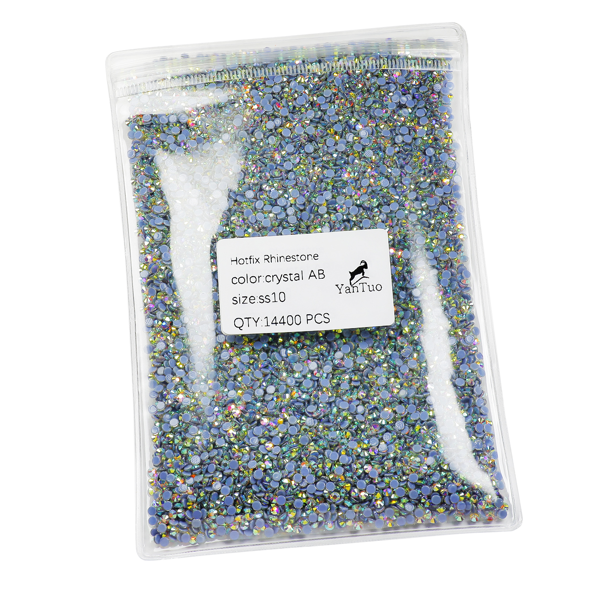 

Crystal AB Strass Flat Back Glass Crystal iron on Hot Fix Rhinestone In Bulk For swimsuits wedding dress