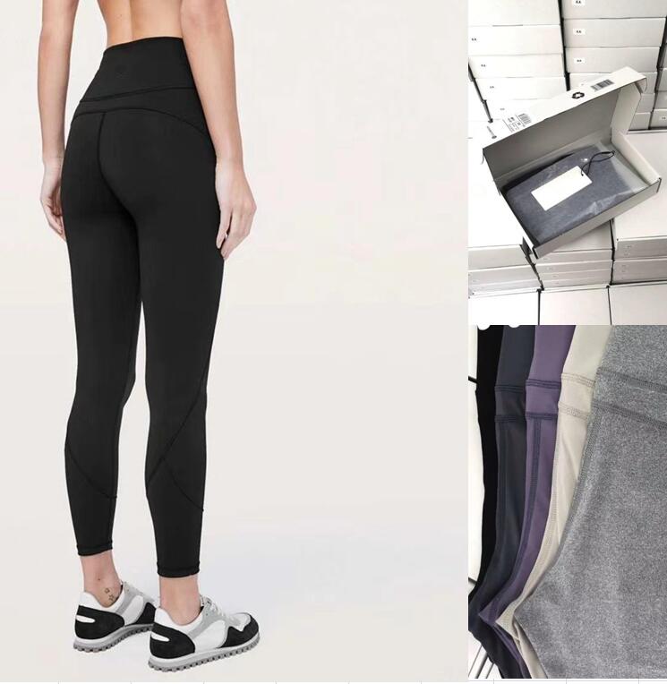 

Women's Tracksuits Gym Yoga wear pants designs Align pant yoga leggings women spandex material for woman leggings l~U Elastic Fitness Lady Full Tights Workout outfit, Beige