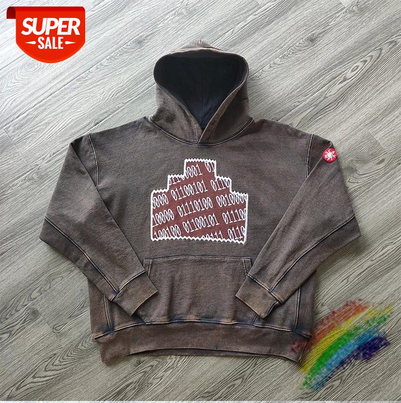 

2020fw CAVEMPT VERDYE NUMBERS ZIGGURAT HEAVY HOODY Women Men Women 1:1 High-Quality Mens Hoodie CAV EMPT Pullover #327N, Black