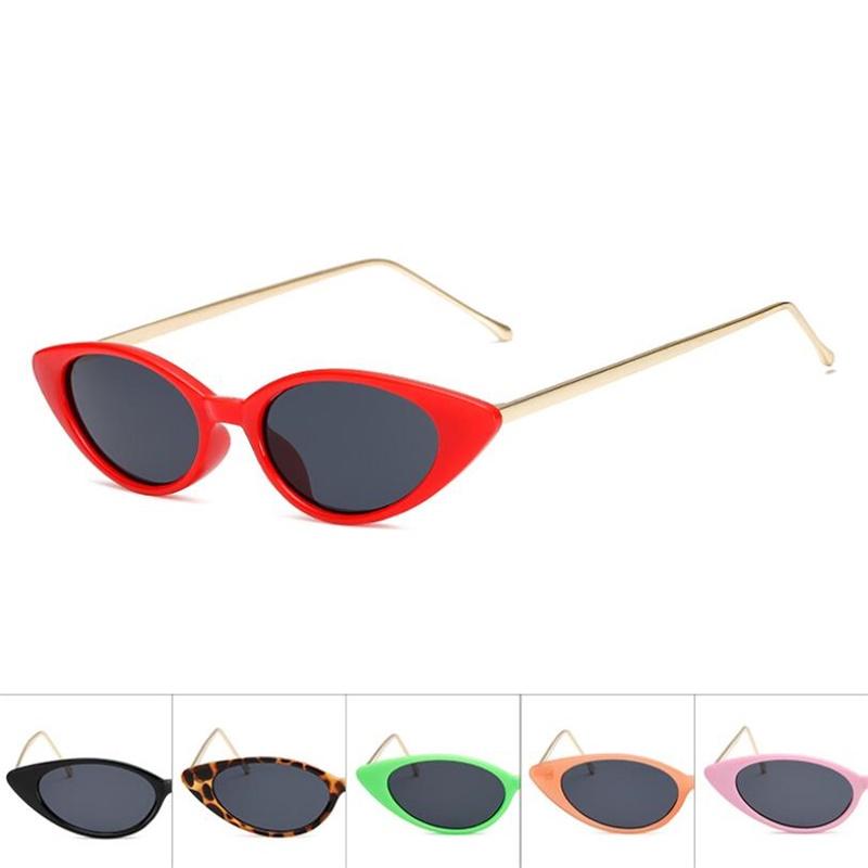 

Sunglasses Women Small Cat Eye Classic Brand Designer Oval Metal Frame Sun Glasses For Female Male Shades