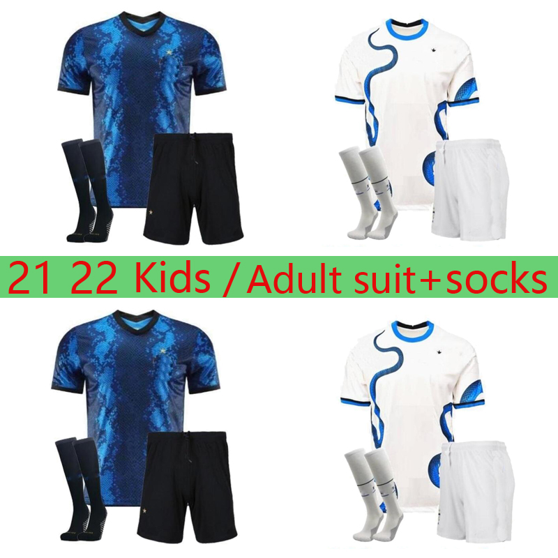 

men+kids kit+Socks 2021 Inter BARELLA soccer jerseys 21 22 LUKAKU MILAN VIDAL LAUTARO ERIKSEN ALEXIS HAKIMI DE VRIJ fourth football shirt