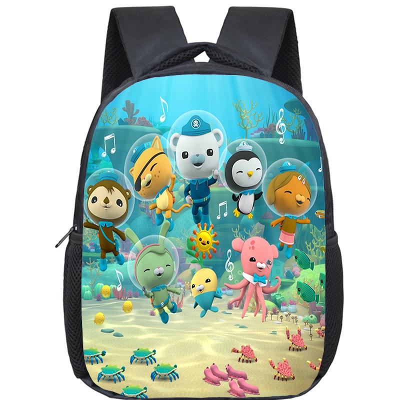 

Backpack The Octonauts Children's Kindergarten Backpacks Kids School Bags Girls Boys BookBag Baby Cute Cartoon Mochilas