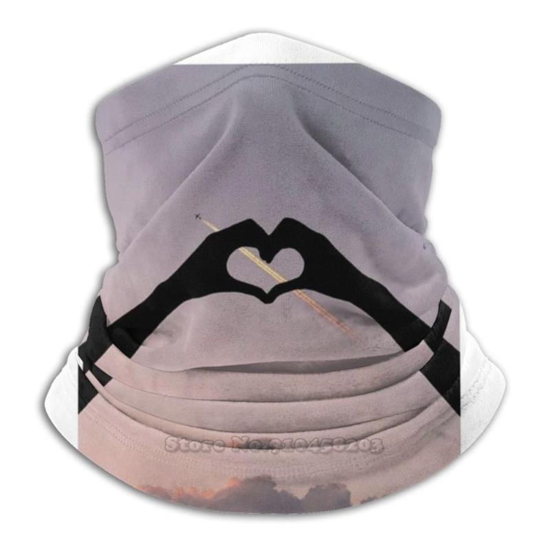 

Scarves Love All The Way 3d Bandana Face Neck Warmer Soft Fleece Mask Sport Scarf Funny Is In Air Vintage Cute Sky