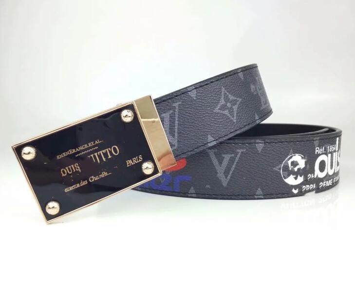 

Fashion Men's Belt Business Smooth Alloy Buckle Ladies Fashion Belt Free Delivery, Black;brown