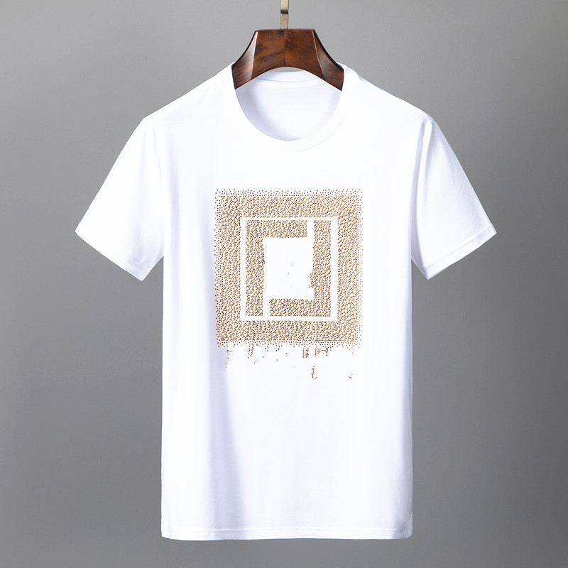 

2022 Summer Mens T-Shirts short sleeves black White classic style Geometric T Shirts Men Tee round neck fashion top TShirts