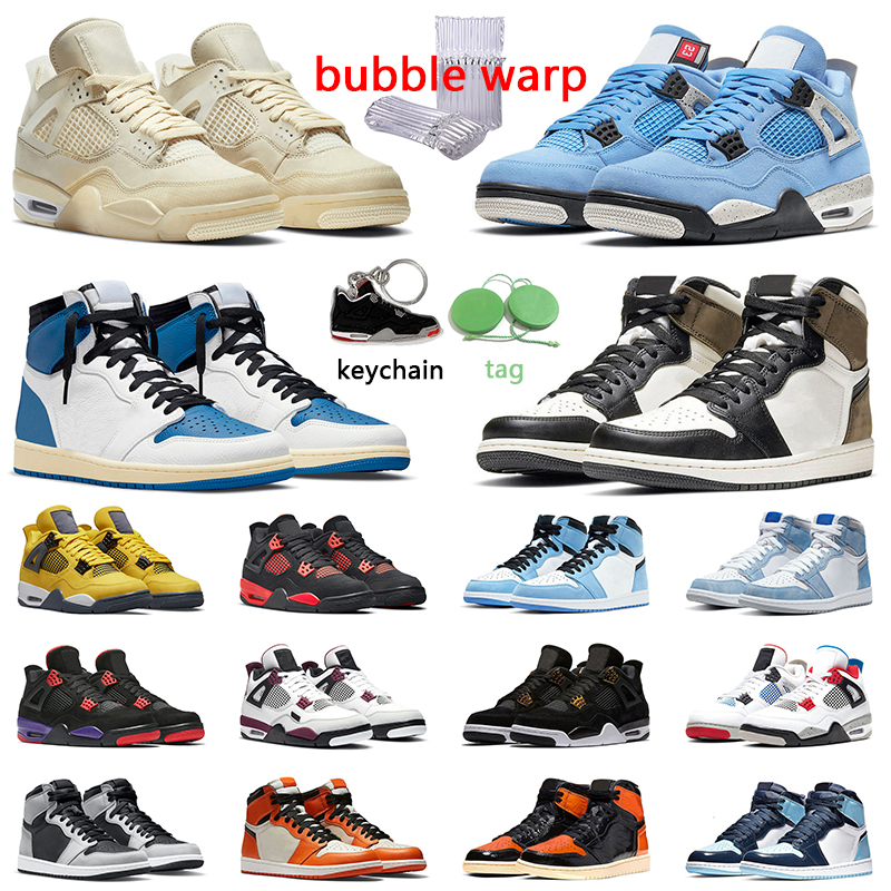 

jumpman4s Basketball Shoes University Blue Red Thunder White Oreo Bordeaux Jumpman 1s Military Blue Dark Mocha men women Pine Green mens trainer