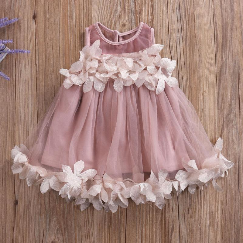 

Girl's Dresses Girls Summer Flower Clothing Baby Dress Kids Princess Sleeveless Ruffles Tutu Ball Petal Tulle Party Formal Cute, Red;yellow