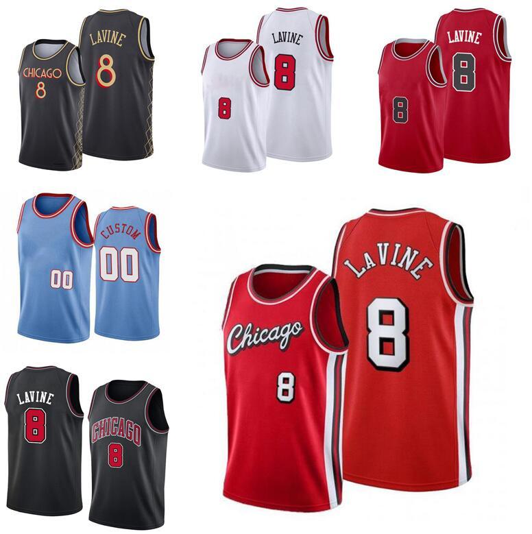 

Zach LaVine jersey 2021-22 ChicagoCity Basketball Jerseys Men Youth S-XXL in stock, With logo