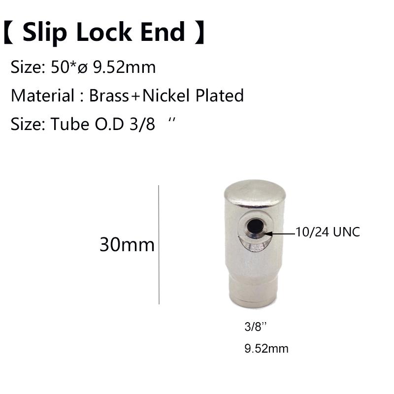 

3/8" Hose End Slip Lock Connector Nozzles Seat And 9.52mm Leak Proof Quick Connecting Coupling Plug Watering Equipments