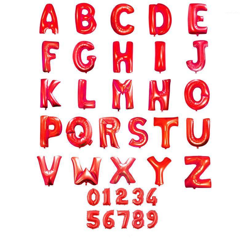 

Party Decoration 16inch Red Gold Rose Number Letter Balloons Foil Helium Baloons Air Balls Figures For Birthday Adult Kids