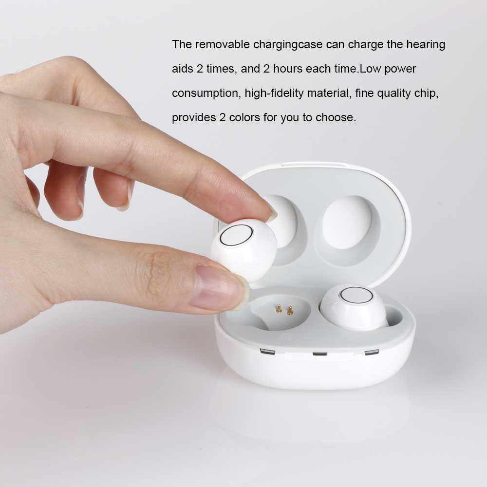 

MINI Digital Hearing Aid audifonos Usb Rechargeable Mini In Ear Invisible Hearing Aids Deaf Elderly Assistant Amplifier SoundScouts