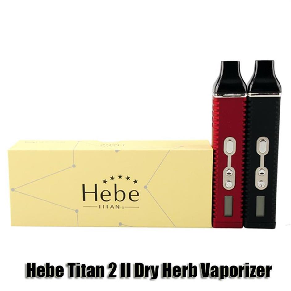 

Hebe Titan 2 II Kit Dry Herb Vaporizer 2200mAh Battery Temperature Control Herbal Wax Vaporizers Vape Pena47a50a53, Mixed color