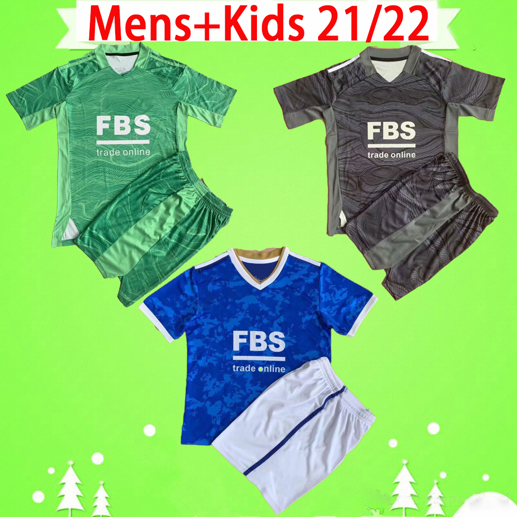 

Adult Kids Kit 21 22 Leicester soccer jerseys goalkeeper 2021 2022 CITY VARDY MADDISON TIELEMANS BARNES NDIDI Fofana boys suit men set maillot de football shirt, 2021/2022 kit