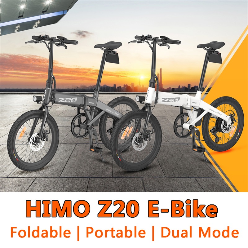 

[EU STAOCK] HIMO Folding Electric Moped Bike Z20 Z16 Ebike 250W ADO A16 A20 350W Motor Grey White Electric-Bicyclee from Xiaomi Youpin