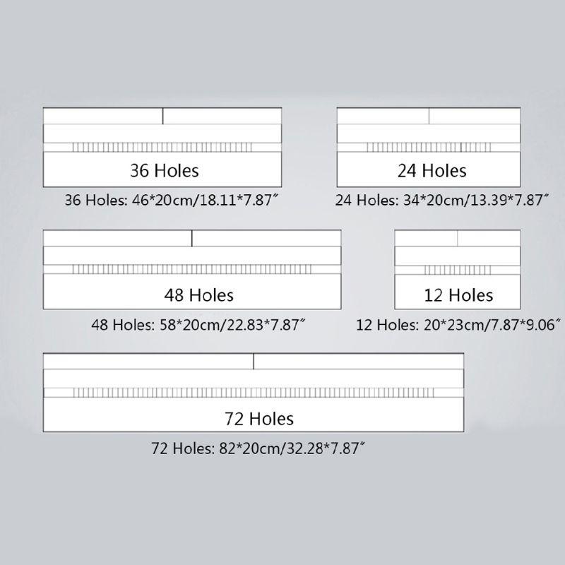 

Peony 12/24/36/48/72 Holes Canvas Roll Pen Curtain Pencil Bag Case Makeup Wrap C5AE Bags