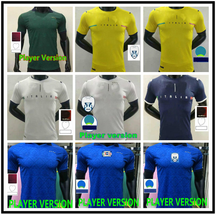 

Player version 2021 Italy soccer jerseys INSIGNE Renaissance 21 22 football shirt set CHIELLINI BONUCCI BERNARDESCHI BELOTTI BARELLA men kit uniforms, Black;yellow
