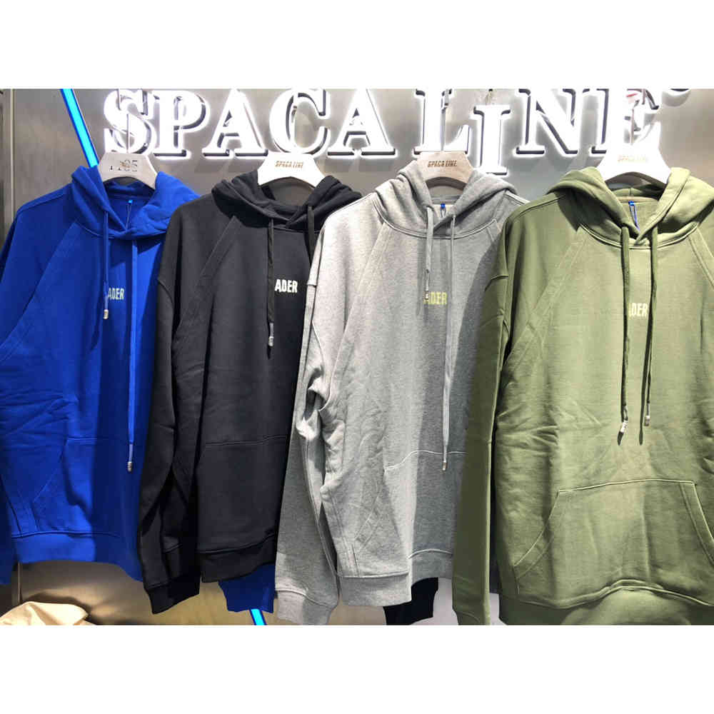 Men's Casual Shirts High quality Hoodies ADER ERROR Maison Kitsune Sweatshirts Men Women Embroidery Letter Printing Adererror Pullover 3ZNX-image-724065190