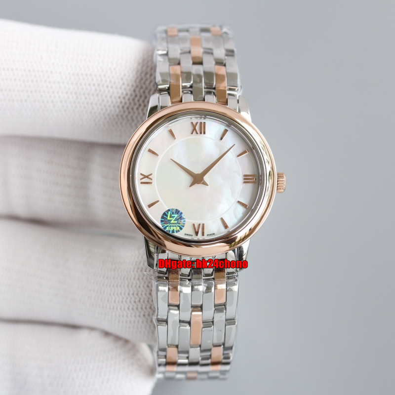 

5 Styles High Quality Watches LZF 27.4mm 424.20.27.60.05.002 Cal.1376 Quartz Womens Watch White Dial Rose Gold Two Tone Steel Bracelet Ladies Sports Wristwatches, Vip