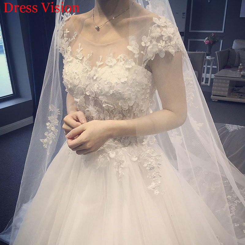 

2021 Lace Flowers Wedding Vestido Novia Mariee Robe De Soiree Bride to Be Zoiy, Same as image