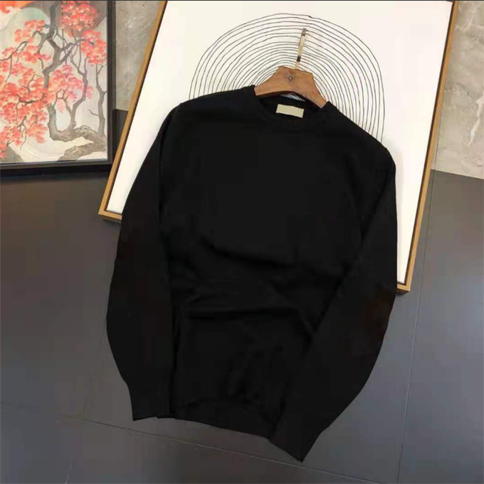 

Mens Designer Sweaters2021Fashion High Quality Casual Round Long Sleeve Sweaters Letter Printing Sweatshirt SweatersBlack