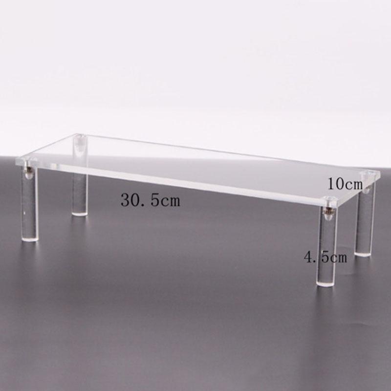 

Other Bakeware 1/2tier Cosmetic Display Stand Transparent Acrylic Detachable Ladder Shelf Rack For Toys Bakery Organizing Accessories