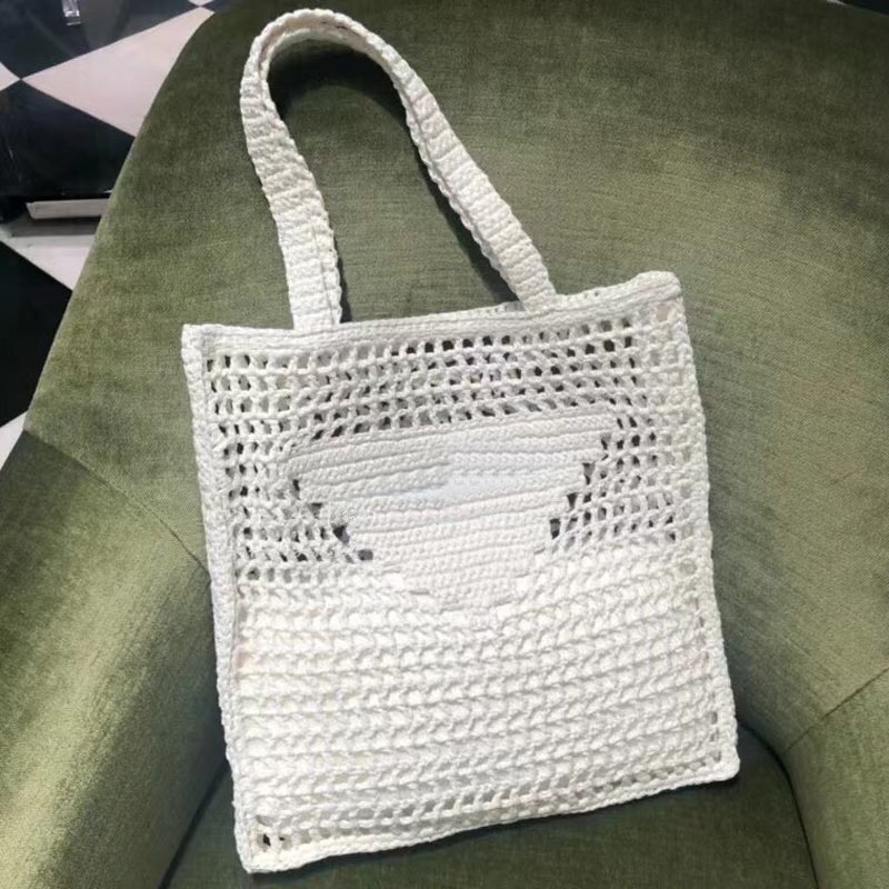 

Tote Bag Handbags Purse Plain Weave Shoulder Bags High Quality Letter Women Crossbody Wallets Crochet Straw Clutch Large Capacity Package, Pink