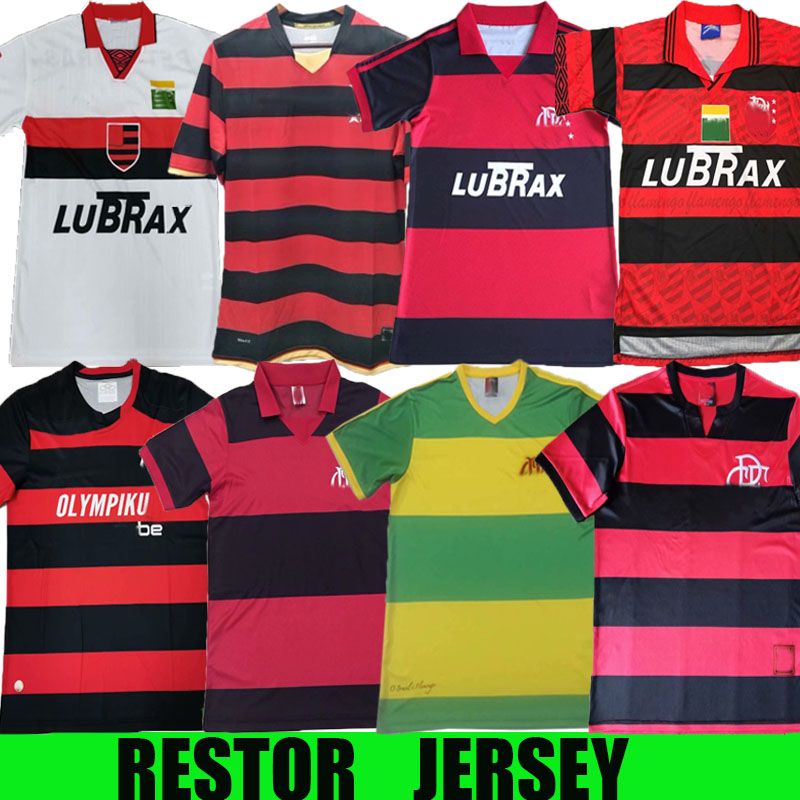 

1978 1979 1982 1988 1990 1995 1996 2008 2009 Retro CR Flamengo soccer jersey ZICO ROMARIO VINTAGE Flamengo football shirt, 100th edition