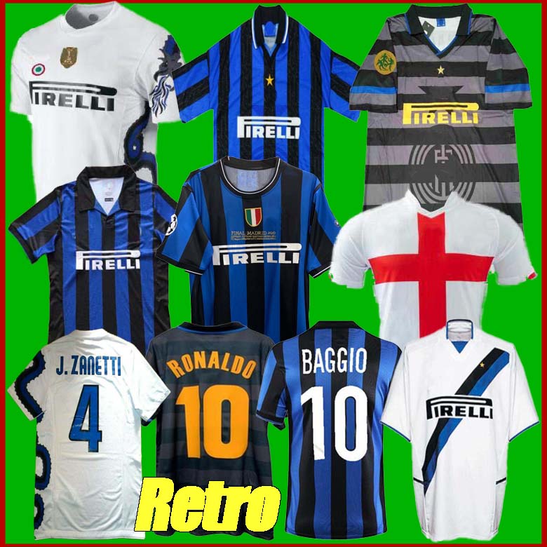 

2009 2010 MILITO SNEIJDER ZANETTI MILAN Retro Soccer jersey Pizarro Football MILAN 1997 1998 97 98 99 Djorkaeff Baggio 02 03, Gold