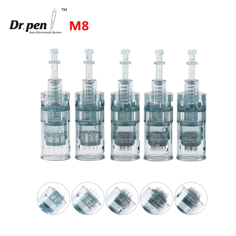 

25pcs Replacement Microneedle Cartridge Tips 11/16/24/36/42/nano Pin for Auto Electric DermaPen Dr Pen M8 MTS Skin Rejuvenation