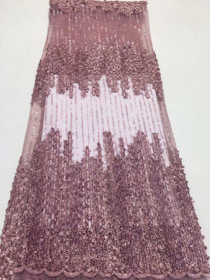 

African Lace Fabric For Wedding Milk Silk Embroidered Lace Fabric 2021 High Quality Nigerian Fabrics