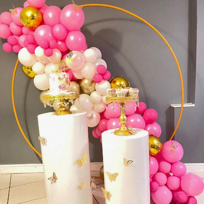 

Party Decoration Arch Wedding Balloon Bow Support Kit Background Bracket Garden Birthday