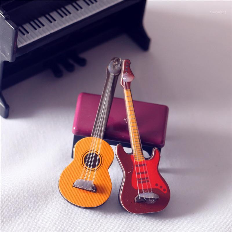 

Decorative Objects & Figurines Simulation Electric Guitar 1:12 Dollhouse Miniature Doll House Accessories Kids Play Toys Wood Furniture Craf