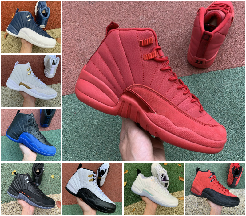 

TOP Quality Twist Low Easter 12 12s Mens Basketball Shoes Utility Grind Indigo Flu Game Dark Concord JORDÃN OVO White Reverse Taxi Fiba Gamm