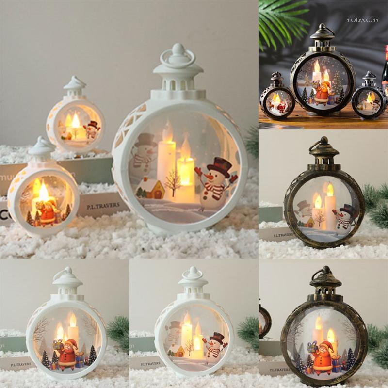 

Christmas Decorations 2021 Light String LED Santa Elk Ornament Decoration For Home Xmas Gifts Navidad Year 2022 Party Supplies