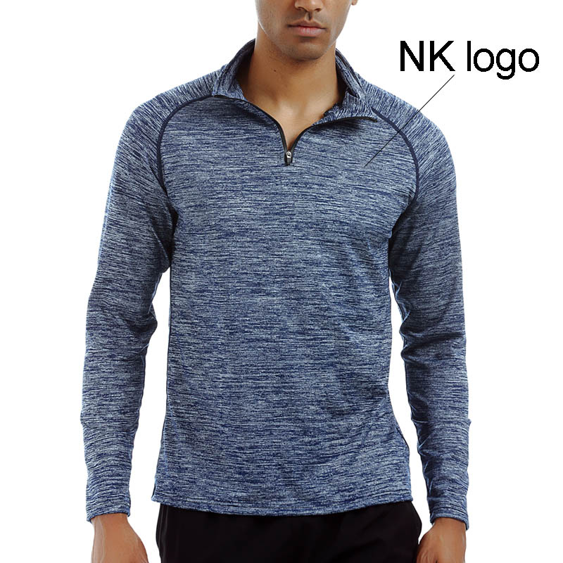 

Fall/winter fitness clothes men's long-sleeve basketball running compression clothes quick-drying tops stretch sports tights, As picture8