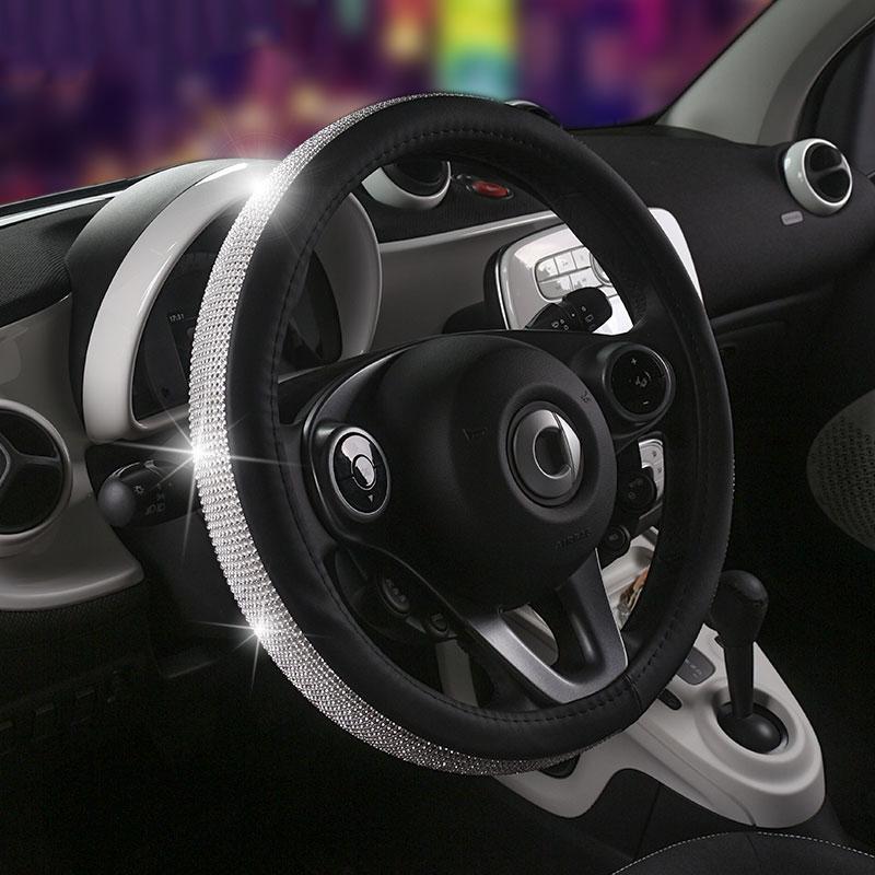 

Steering Wheel Covers For Smart 451 453 450 Fortwo Forfour Car Cover Fashion Decorative Accessories
