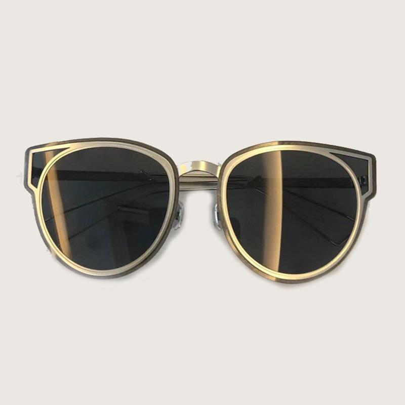

Sunglasses 072021 Fashion Summer Eyewear Retro Round Women High Quality Brand Designer Feminino