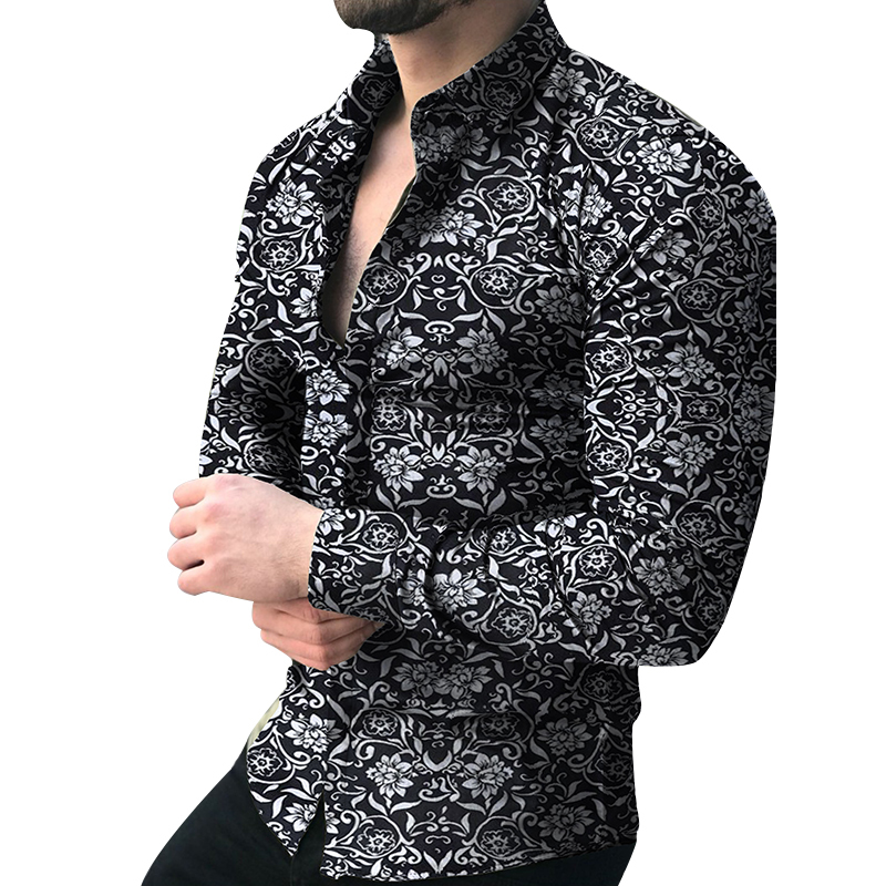 

2021 Men's Fashionable Shirts Printed Floral Fine Kktp, Names