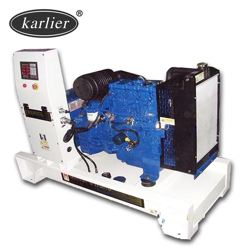 Refrigeration generator set 8kVA 10kVA 15kVA 20kVA 25kVA 30kVA Open Type Diesel Electric Generator by Perkins Engine-image-745834521
