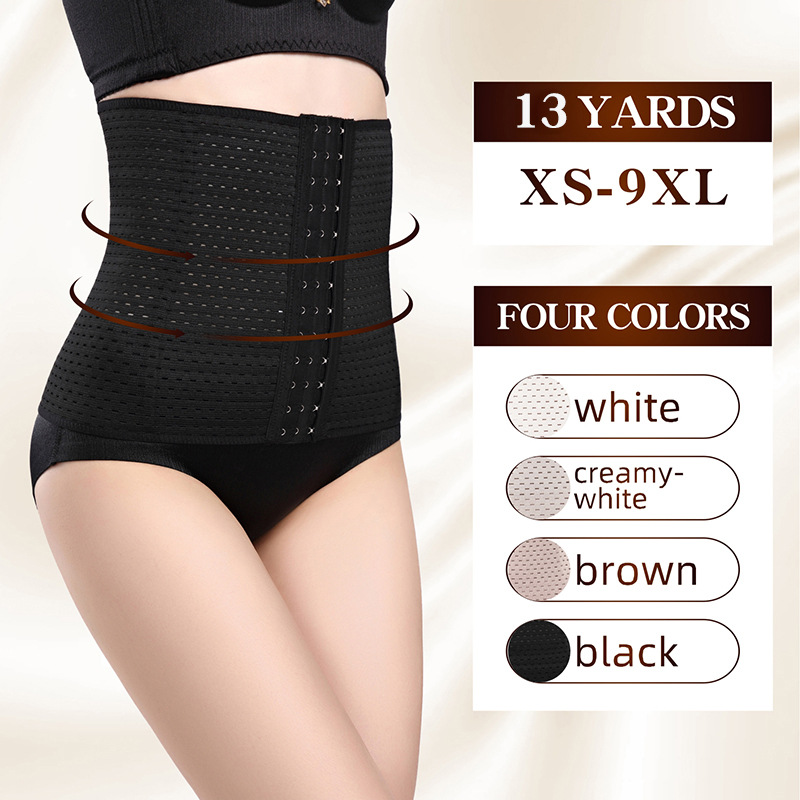 Comfortable & Durable Hollow Waist Trainer Corset Abdomen Tummy Slimming Belts Body Sculpting Shapers Postpartum Belly Band For Women Beauty DHL-image-747998616