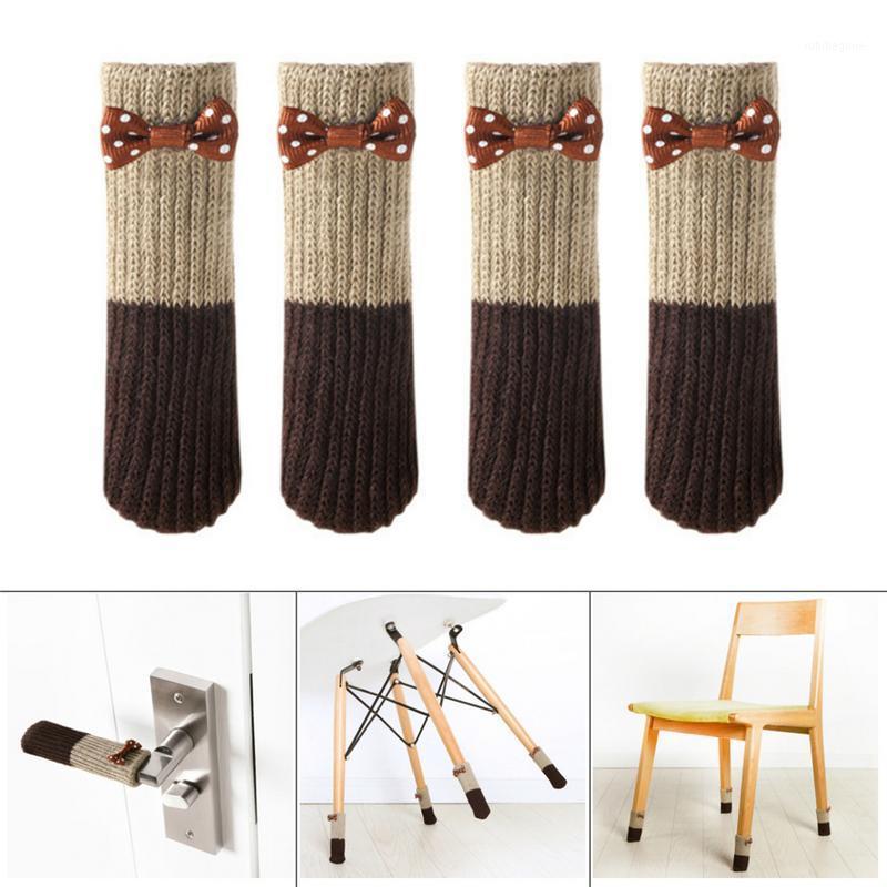 

PCSPack Table Chair Legs Cover Feet Pad Knitted WearResistant Stool Foot NonSlip Case Floor Pretty Good Covers