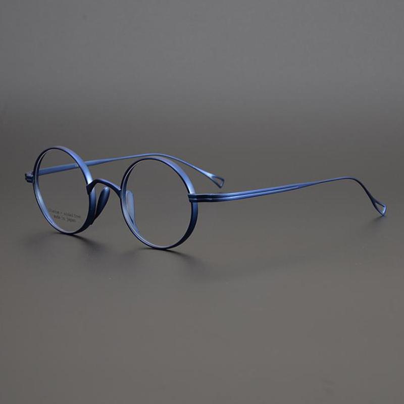 

Fashion Sunglasses Frames Pure Titanium Vintage Small Round Glasses Frame Urltralight Transparent Women Men Myopia Reading