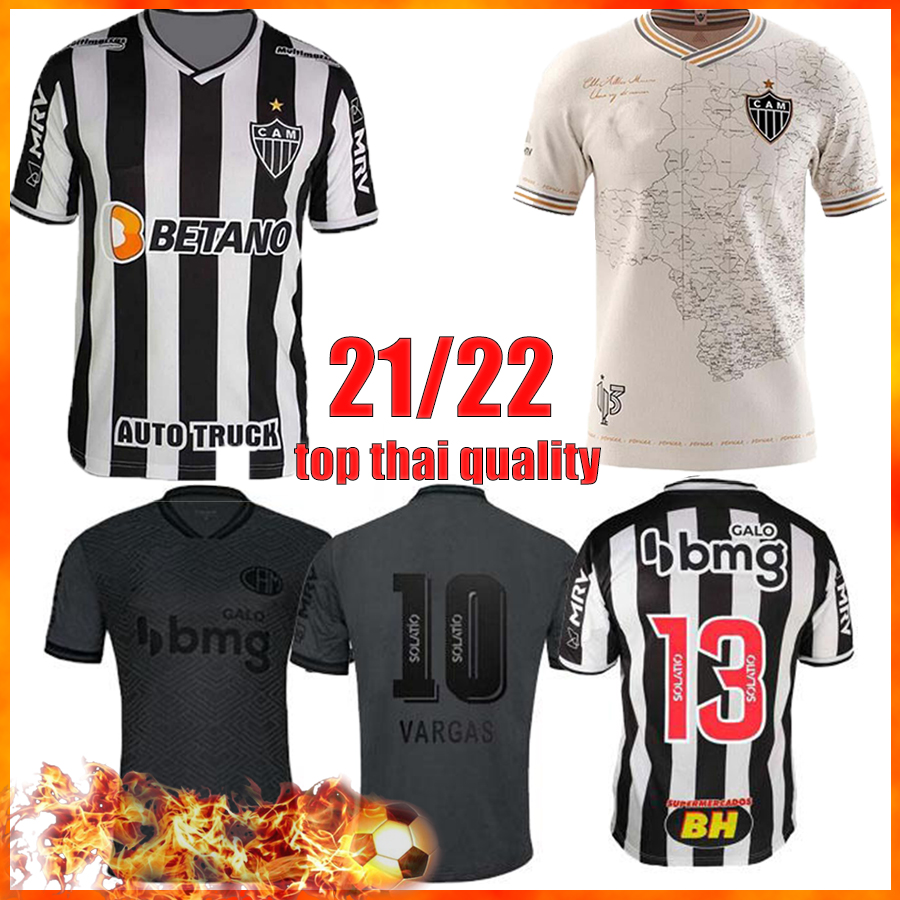 

22 23 Atletico Mineiro Soccer Jerseys special edition 21 22 top quality Atletico Fred Cazares Otero Moura Elias Robinho Valdivia Adilson Santos third Football Shirt, #07#