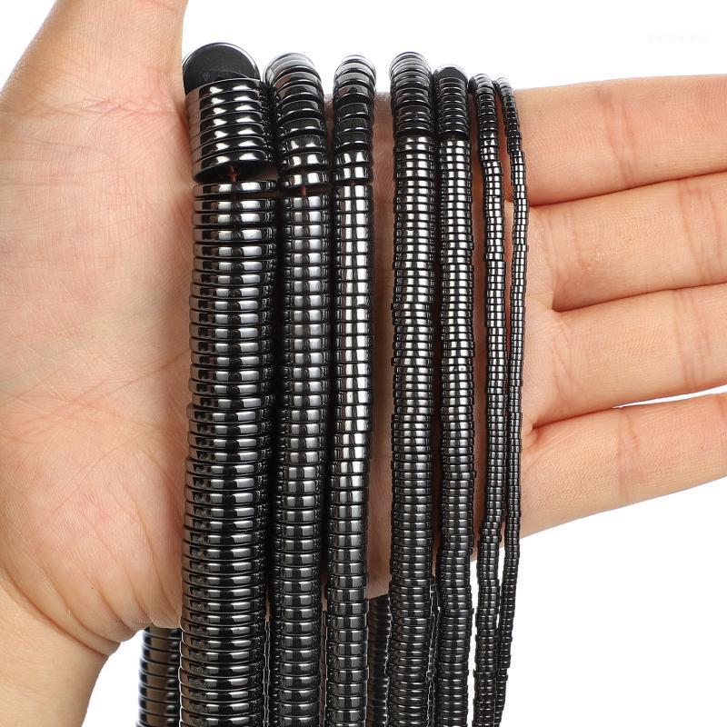 

Other Natural Stone Beads Cylinder Black Hematite Round Loose For Jewelry Making DIY Bracelet Accessories