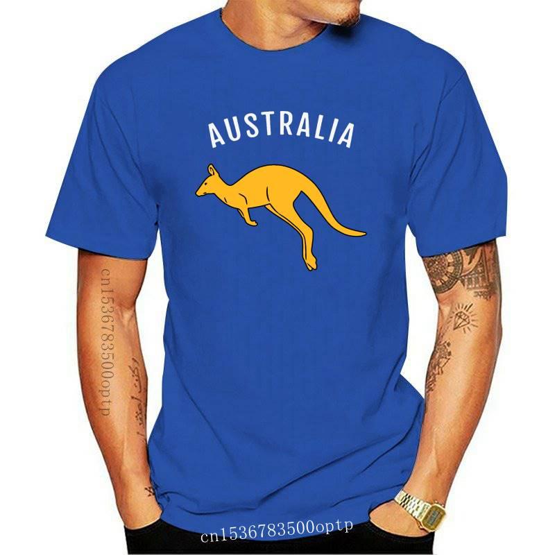 

Men's T-Shirts Brand Men Shirt Australia Kangaroo Australian Souvenir T Mens Short Sleeve Fashion Summer Tshirt, Not printing
