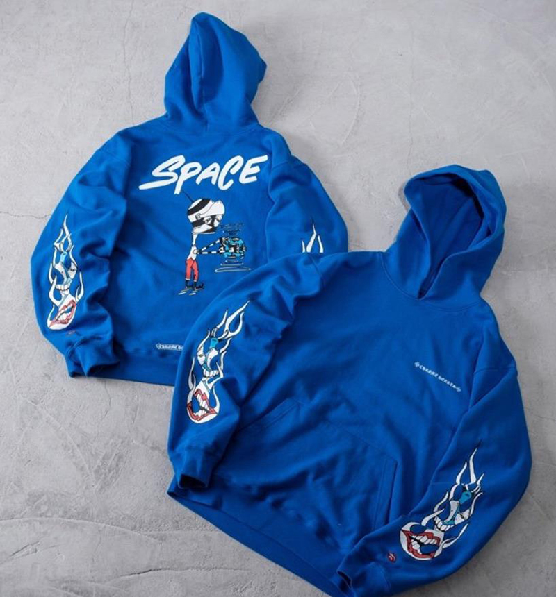 

21fw New Ch Co Crosin Branded Mattyboy Graffiti Printed Long Sleeve Hooded Hip Hop Chic Sweater Couple, Black